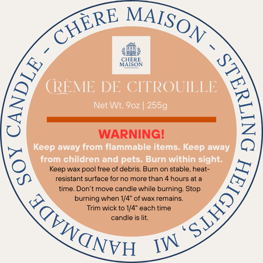 Crème de Citrouille - Pumpkin Soufflé-Chère Maison