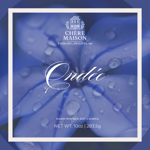 Ondée - 10oz Hand-Poured Soy Candle-Chère Maison