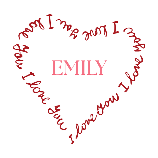 Customized Candle (Perfect for Valentine's Day!)