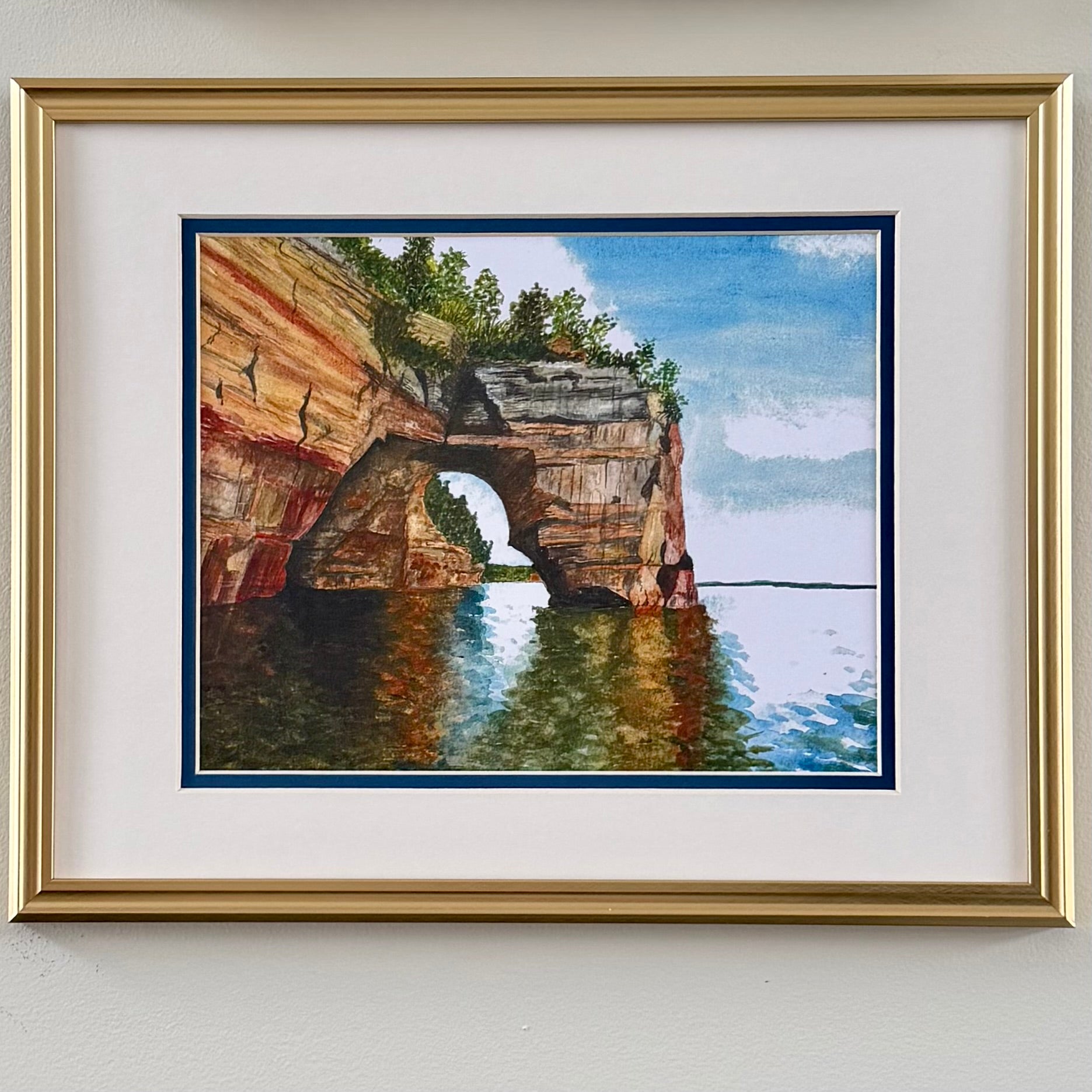 Pictured Rocks Art Print