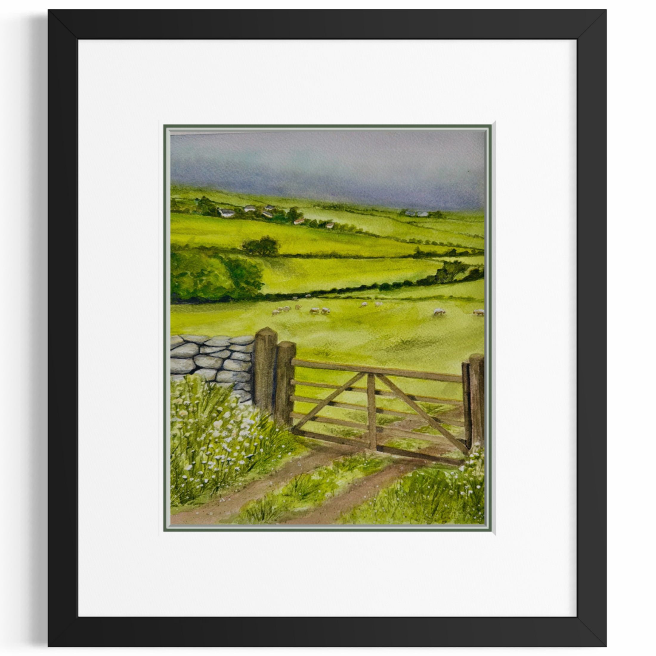 The Fields | Spring in Ireland Landscape Print