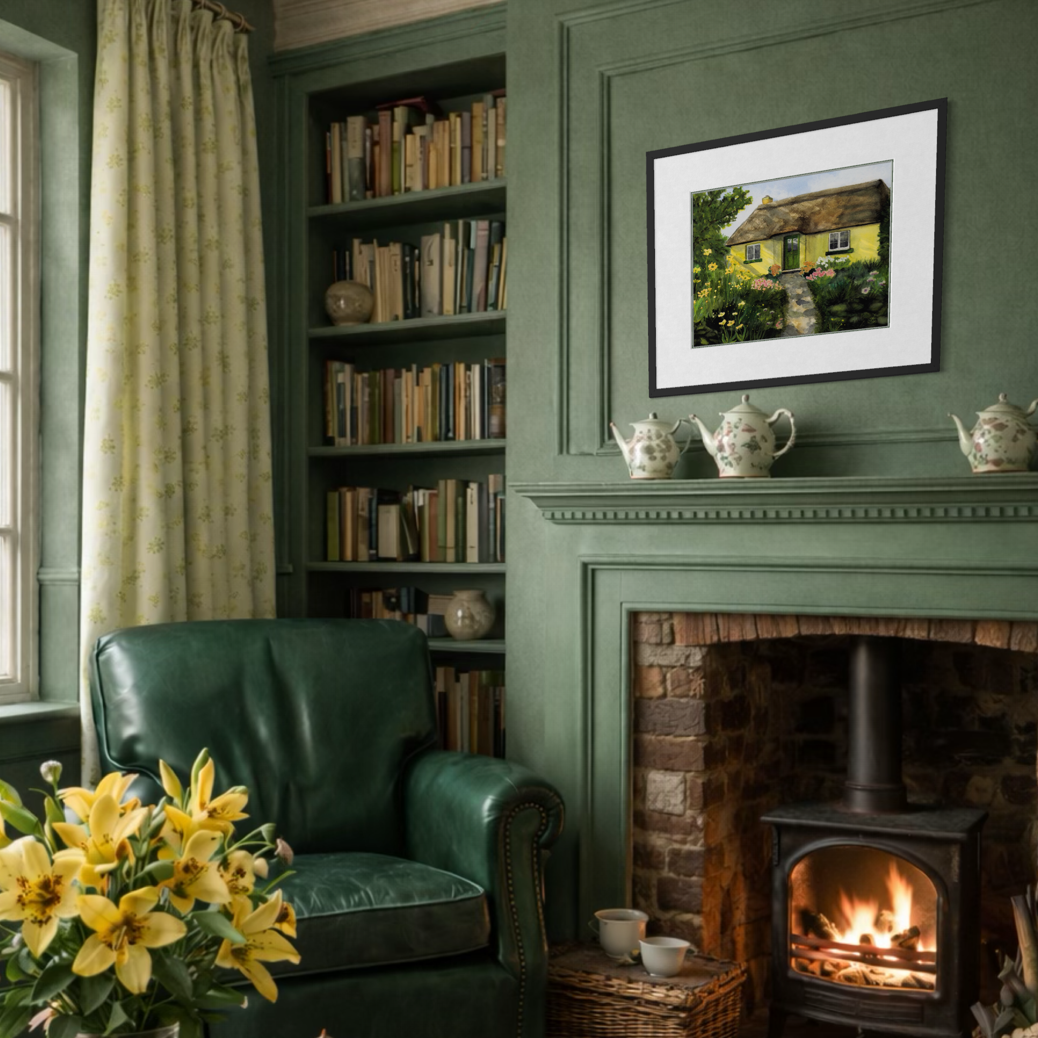 The Cottage | Spring in Ireland Landscape Print