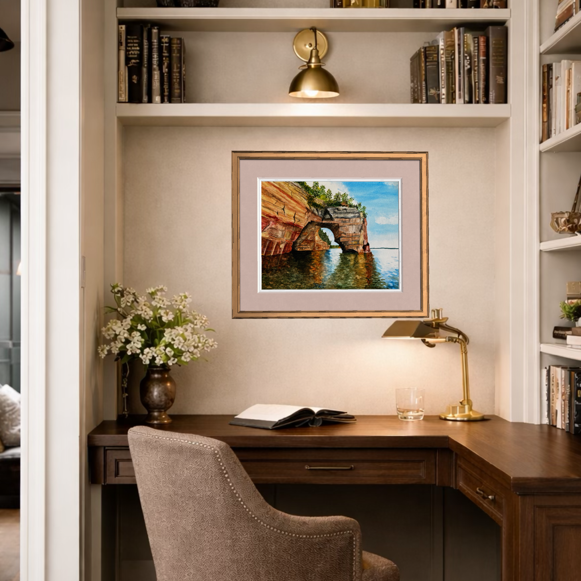 Pictured Rocks Art Print