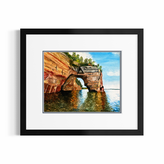 Pictured Rocks Art Print