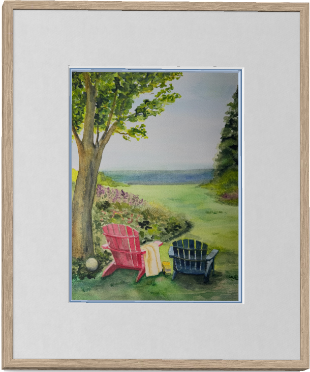 The View - Garden Series Landscape