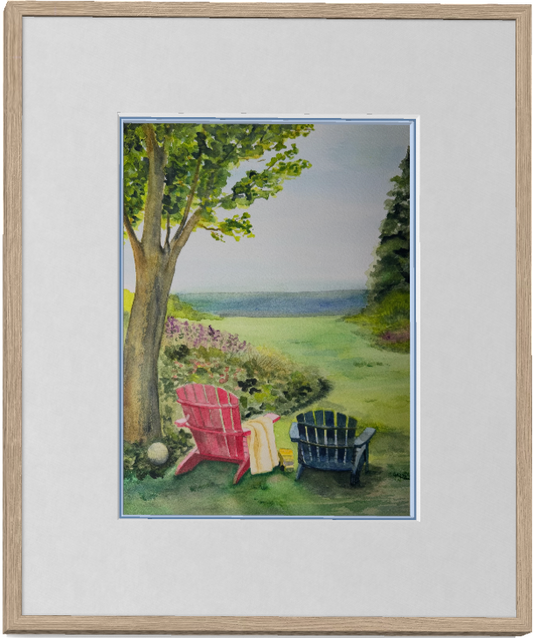 The View - Garden Series Landscape