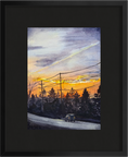Load image into Gallery viewer, Five O'Clock - Original Watercolor by Traci Reed Mitchell
