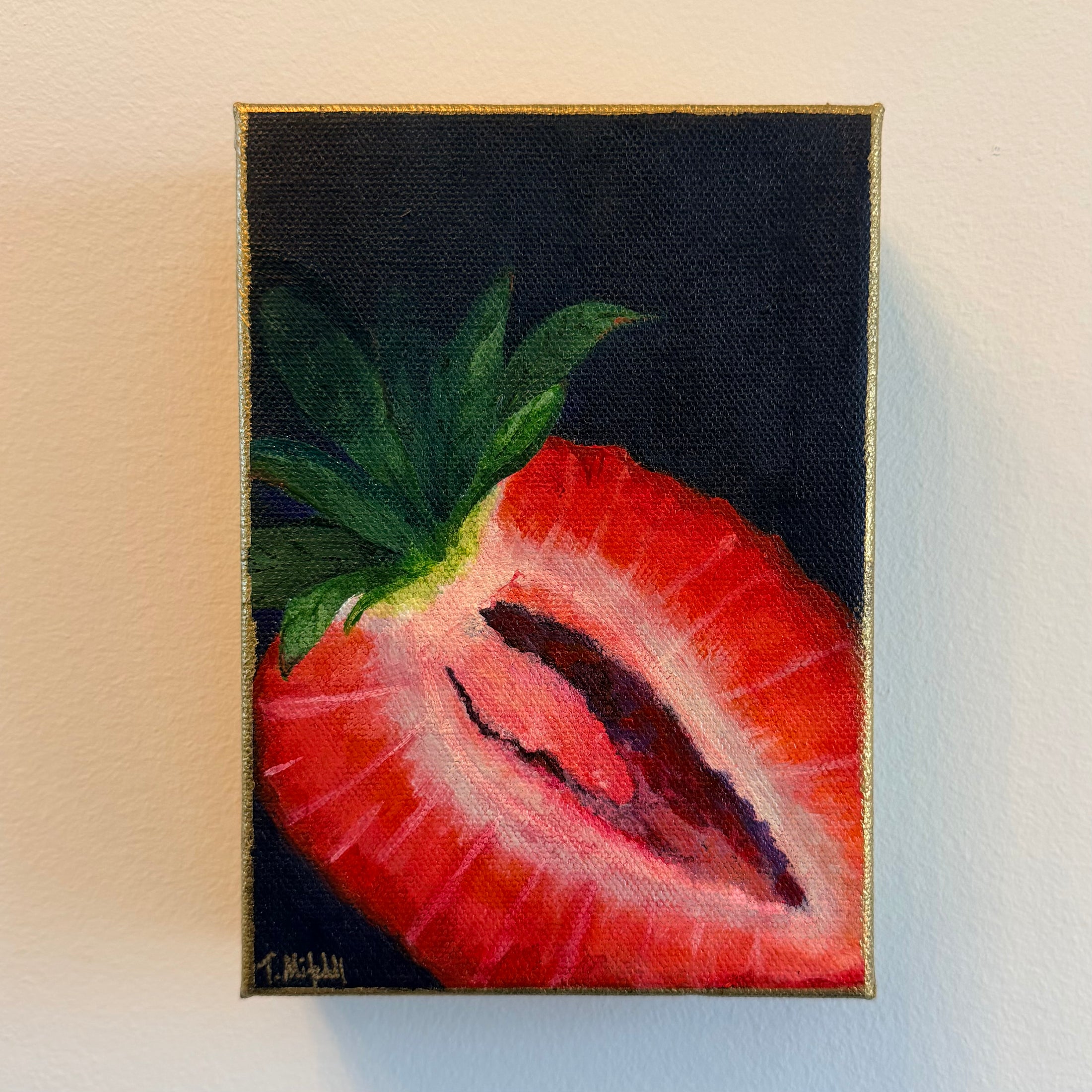 Strawberry Trio | Original Acrylic Painting Set