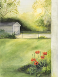 Load image into Gallery viewer, Grandma's Poppies - Garden Series Print
